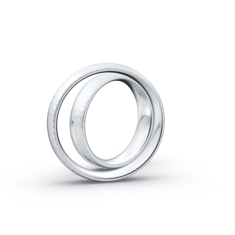 Miniaturbild: Ringpaar TL9268 - Silber