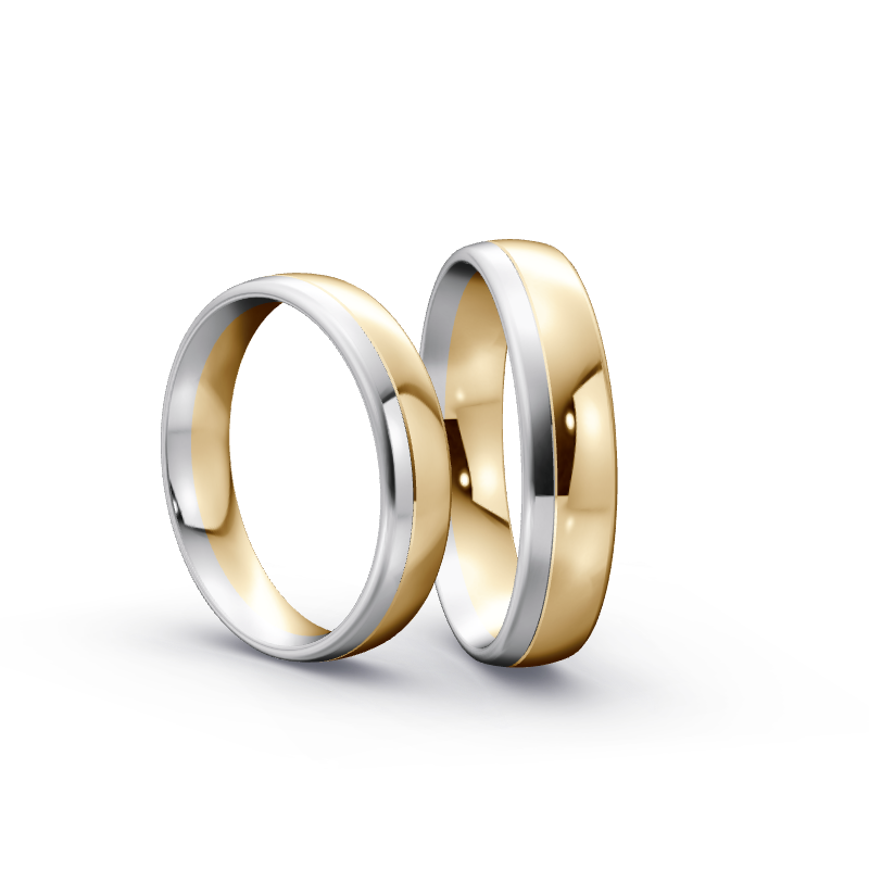 Miniaturbild: Trauringe TL3462 - Gelbgold/Weißgold