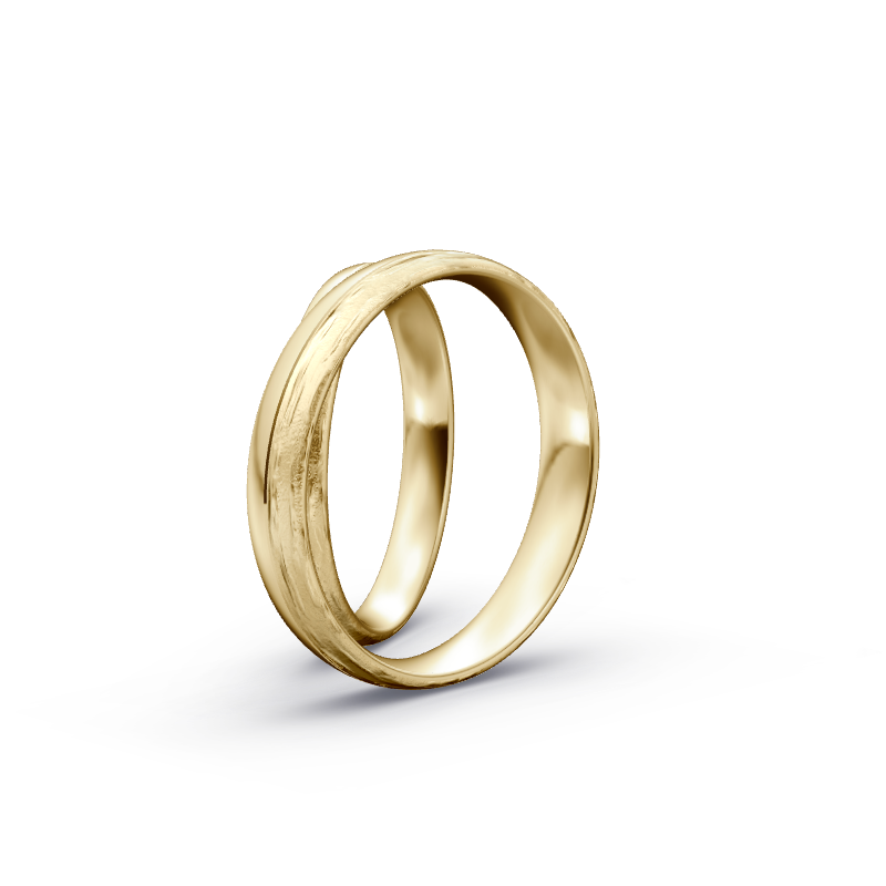 Miniaturbild: Trauringe TL3759 - Gelbgold (Wasserfall / poliert) | Eheringe aus Gold
