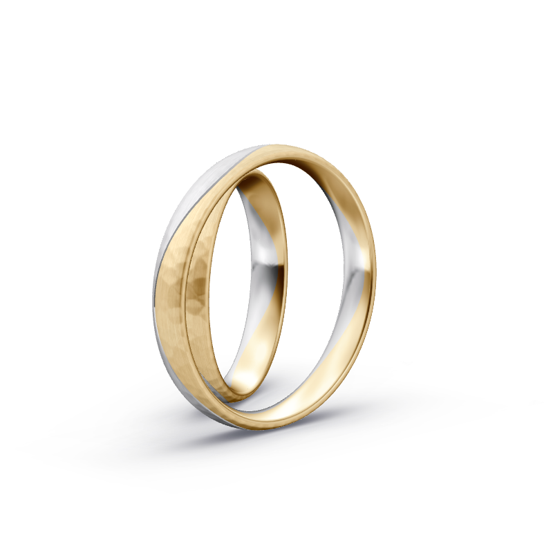 Miniaturbild: Trauringe TL1382 - Gelbgold/Weißgold