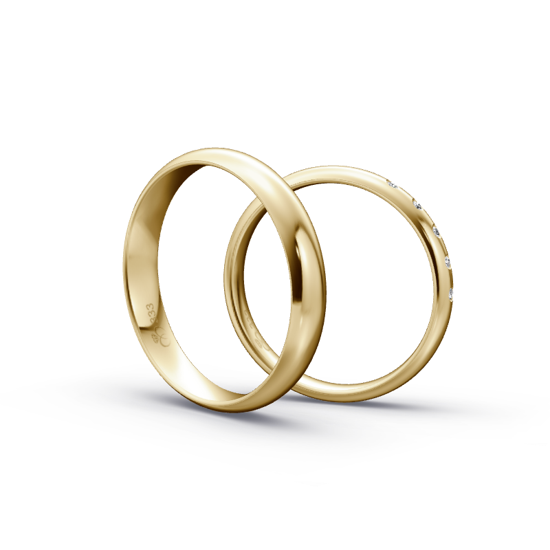 Miniaturbild: Trauringe TL7892 - Gelbgold (Poliert) | Eheringe aus Gold
