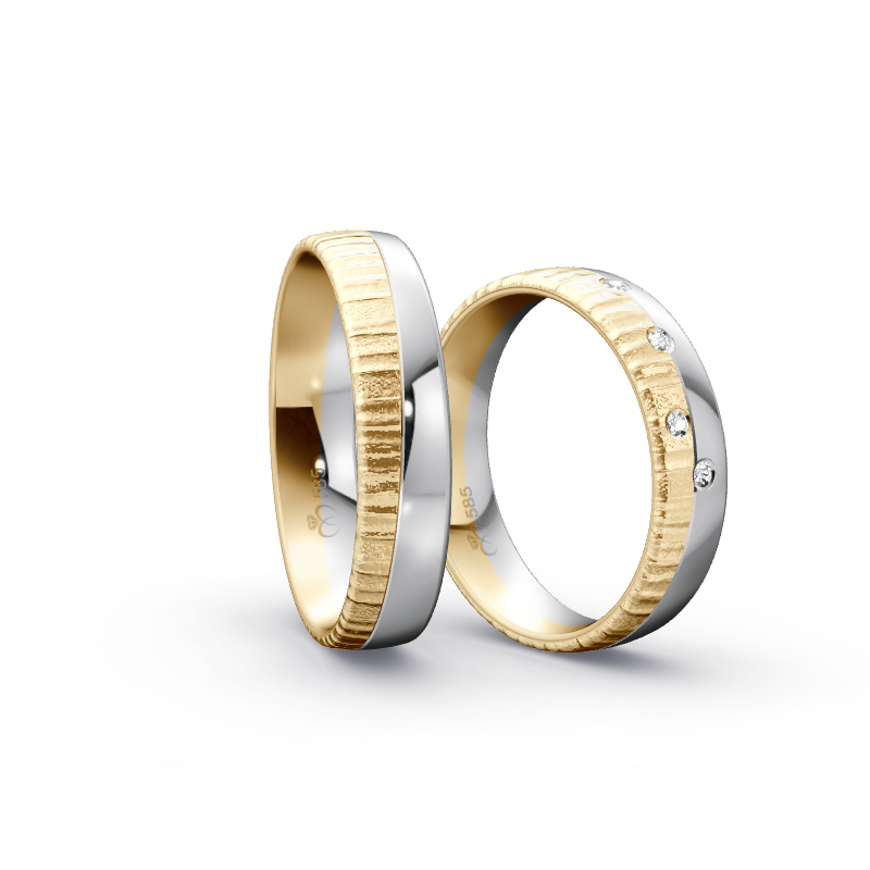 Miniaturbild: Trauringe TL5459 - Gelbgold/Weißgold