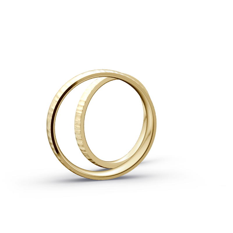 Miniaturbild: Trauringe TL3454 - Gelbgold (Relief) | Eheringe aus Gold