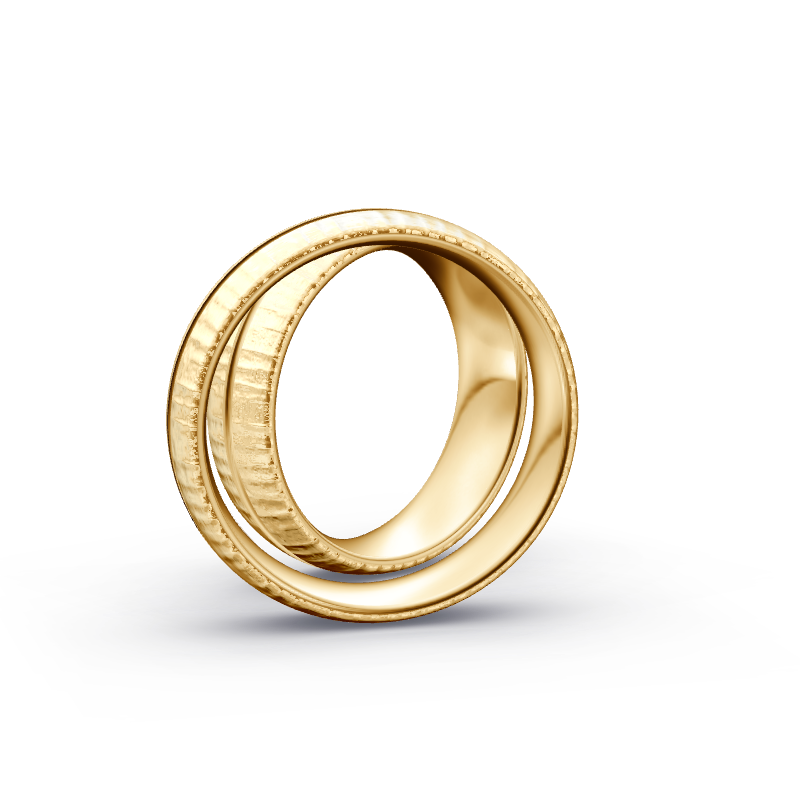 Miniaturbild: Trauringe TL6958 - Sattgelb-Gold