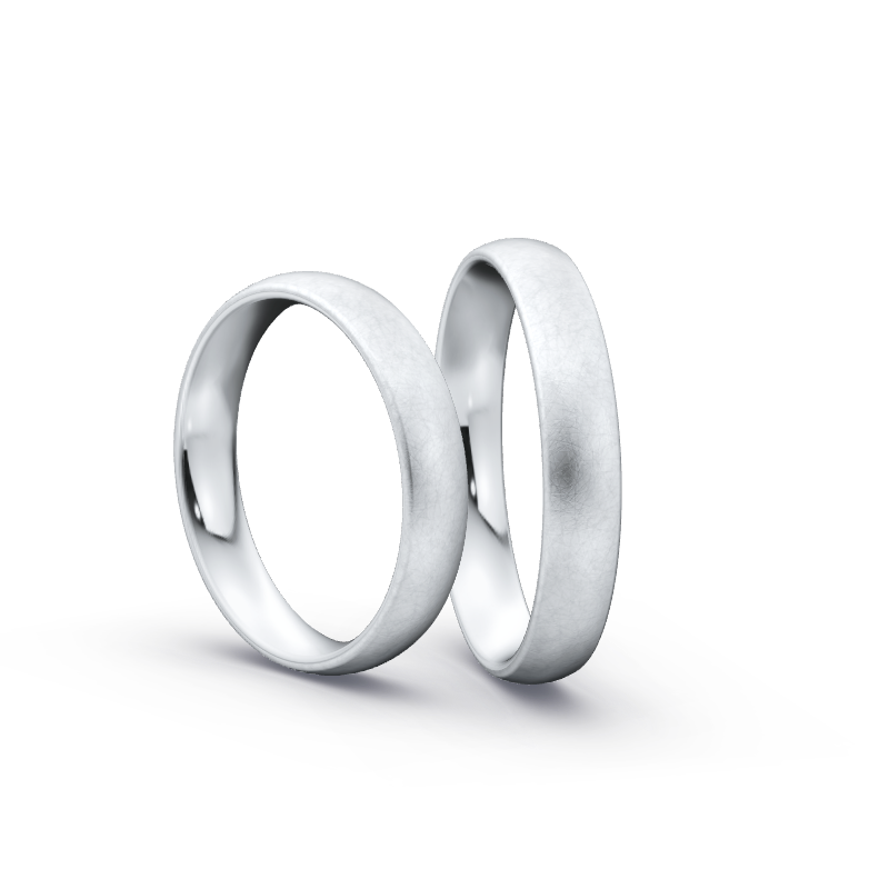 Miniaturbild: Ringpaar TL6152 - Silber