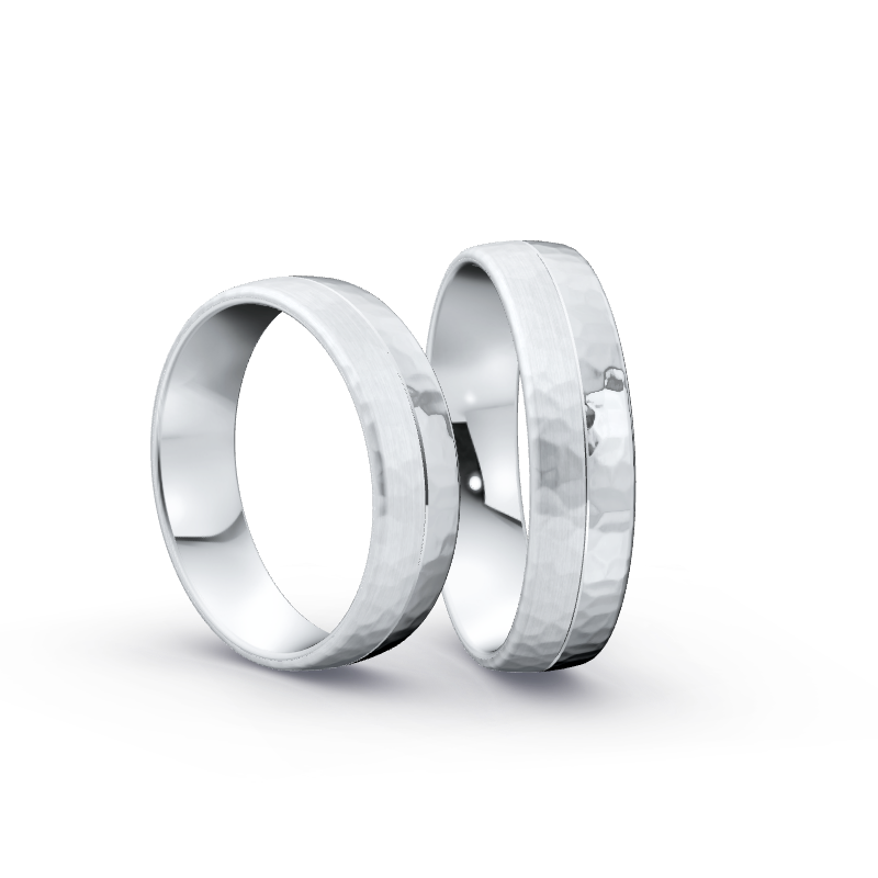 Miniaturbild: Ringpaar TL9732 - Silber