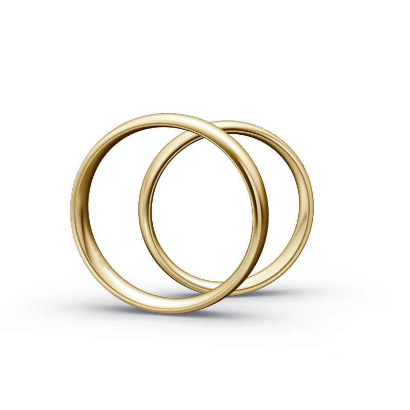 Miniaturbild: Trauringe TL3541 - Gelbgold (Poliert) | Eheringe aus Gold