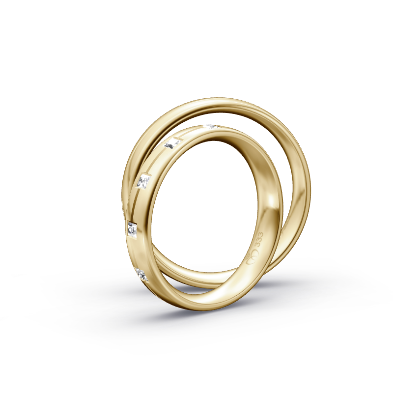 Miniaturbild: Trauringe TL3864 - Gelbgold (Poliert) | Eheringe aus Gold