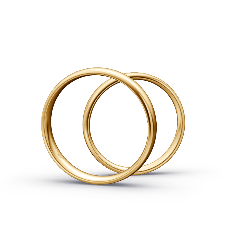 Miniaturbild: Trauringe TL6693 - Sattgelb-Gold
