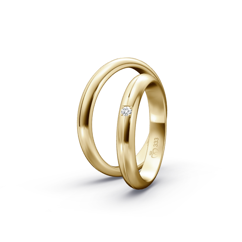 Miniaturbild: Trauringe TL5655 - Gelbgold (Poliert) | Eheringe aus Gold