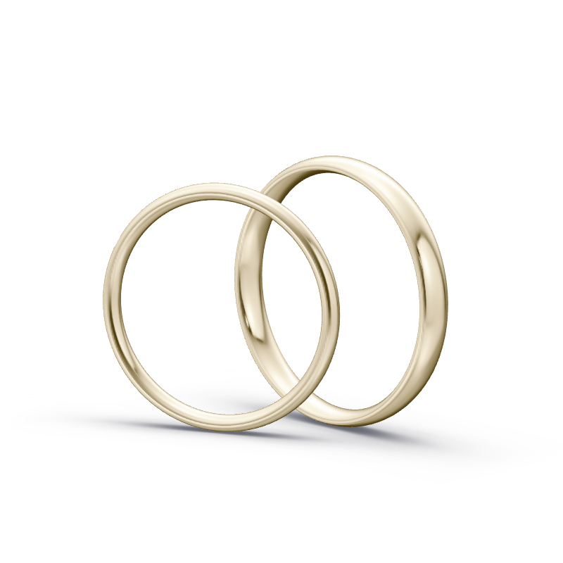 Miniaturbild: Trauringe TL8061 - Chamois (Altweißgold)