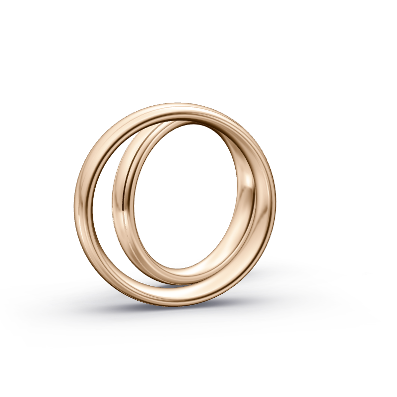 Miniaturbild: Trauringe TL1380 - Roségold (Poliert) | Eheringe aus Gold