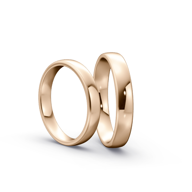 Miniaturbild: Trauringe TL2571 - Roségold (Poliert) | Eheringe aus Gold
