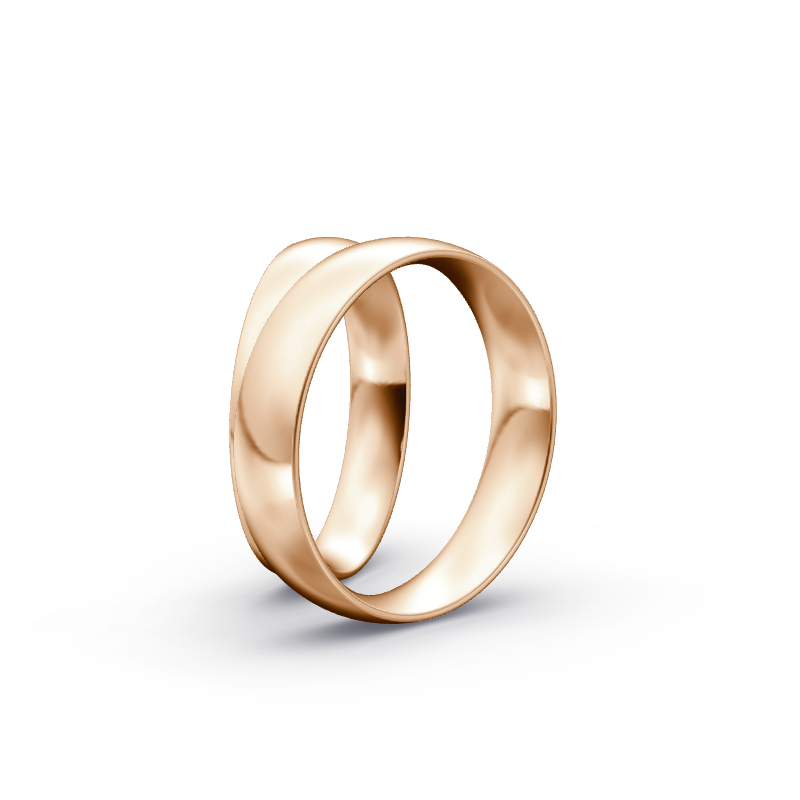 Miniaturbild: Trauringe TL9089 - Rotgold (Poliert) | Eheringe aus Gold