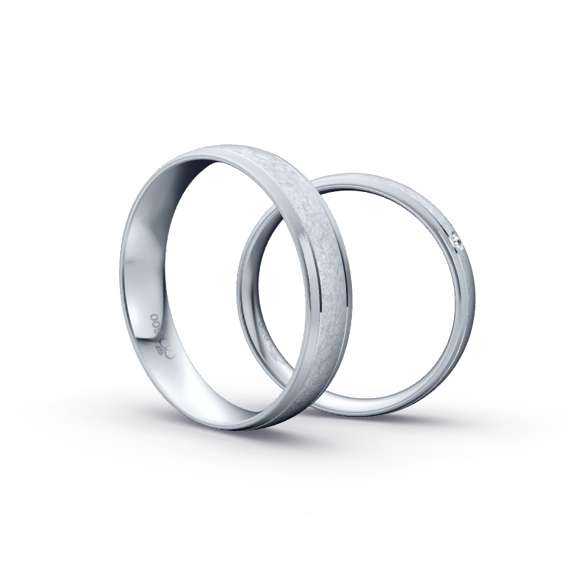 Miniaturbild: Trauringe TL8135 - Platin