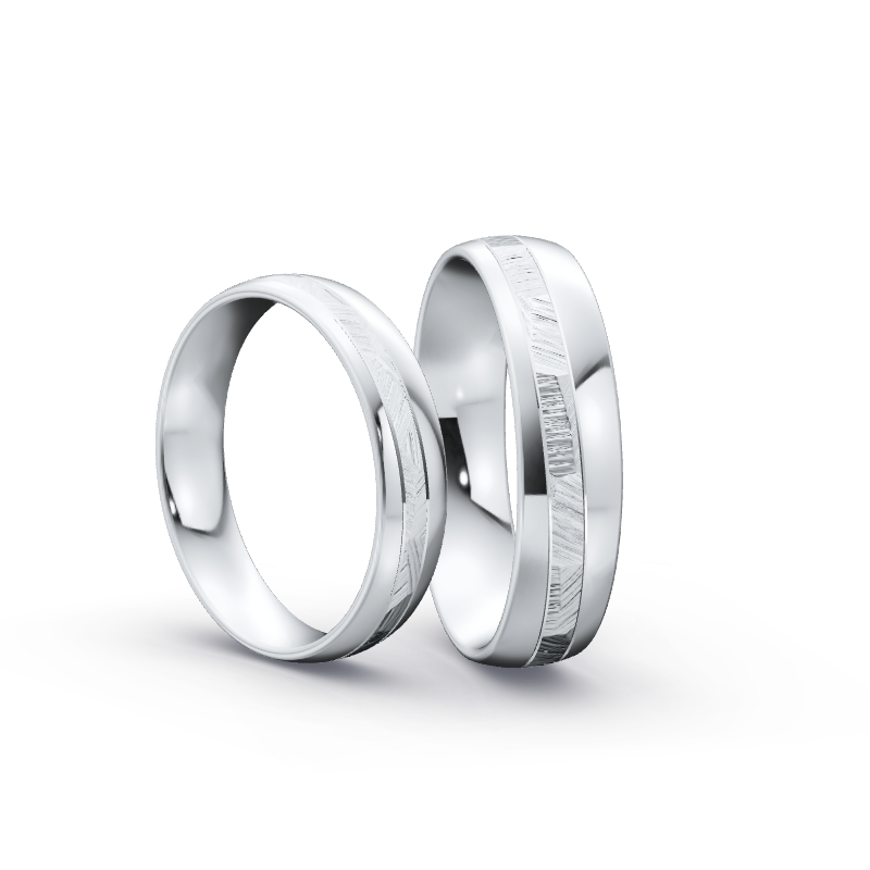 Miniaturbild: Ringpaar TL6617 - Silber