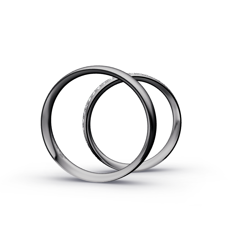 Miniaturbild: Trauringe TL7677 - Tantal (Poliert) | 999er Tantal Ring