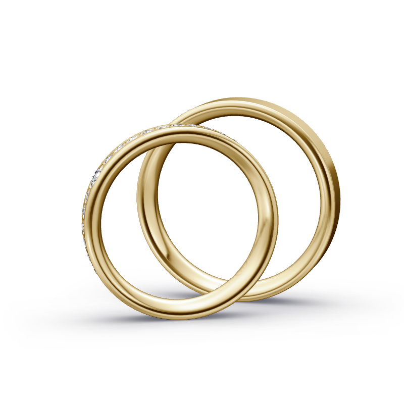 Miniaturbild: Trauringe TL6597 - Gelbgold (Poliert) | Eheringe aus Gold