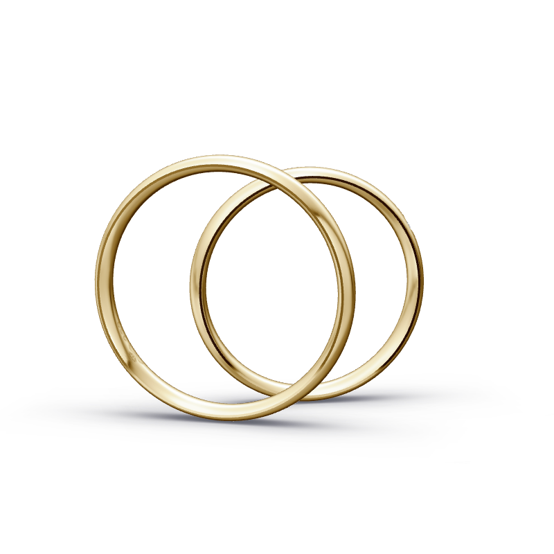 Miniaturbild: Trauringe TL9989 - Gelbgold (Poliert) | Eheringe aus Gold