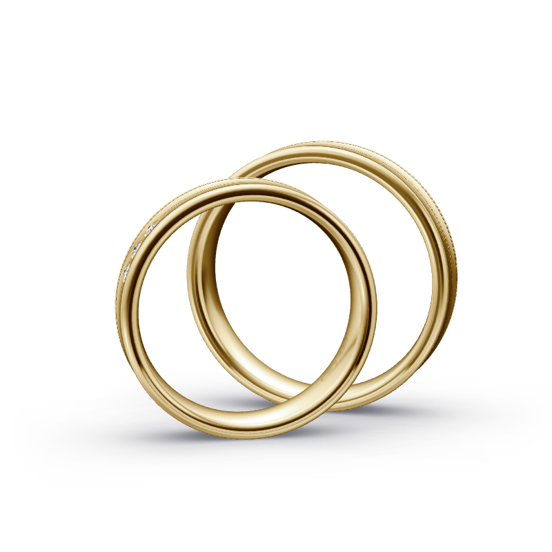 Miniaturbild: Trauringe TL9297 - Gelbgold (Poliert) | Eheringe aus Gold