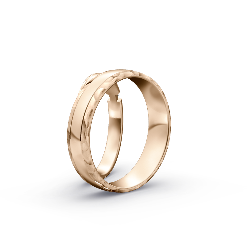 Miniaturbild: Trauringe TL8333 - Roségold (Koralle / poliert) | Eheringe aus Gold
