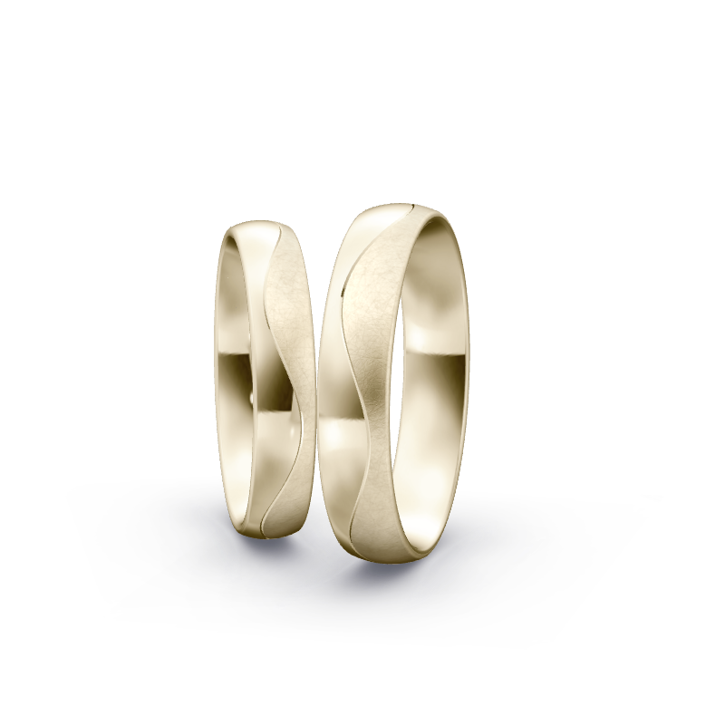 Miniaturbild: Trauringe TL8834 - Chamois (Altweißgold)