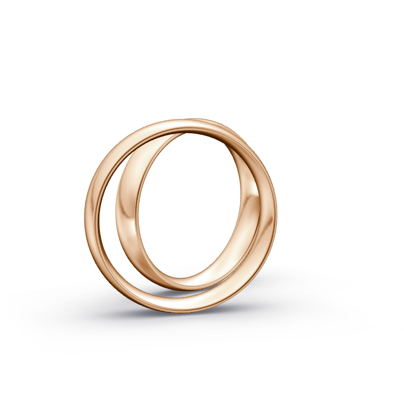 Miniaturbild: Trauringe TL9089 - Rotgold (Poliert) | Eheringe aus Gold
