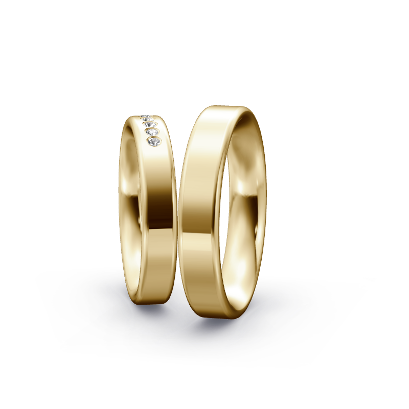 Miniaturbild: Trauringe TL6597 - Gelbgold (Poliert) | Eheringe aus Gold