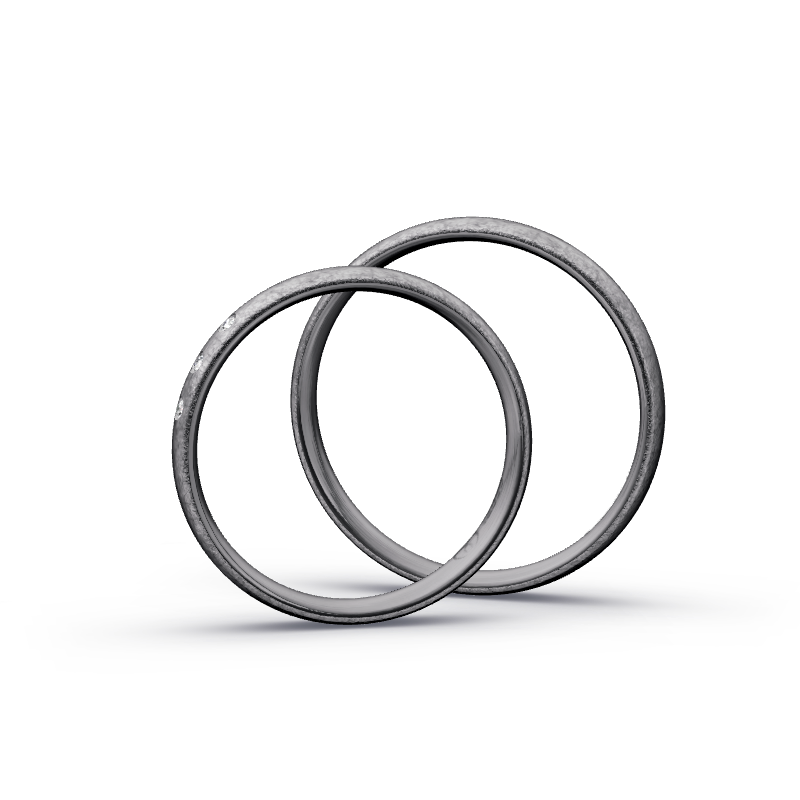 Miniaturbild: Trauringe TL8990 - Tantal (Eismatt) | 999er Tantal Ring