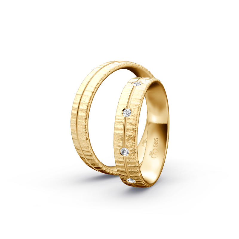 Miniaturbild: Trauringe TL7824 - Sattgelb-Gold
