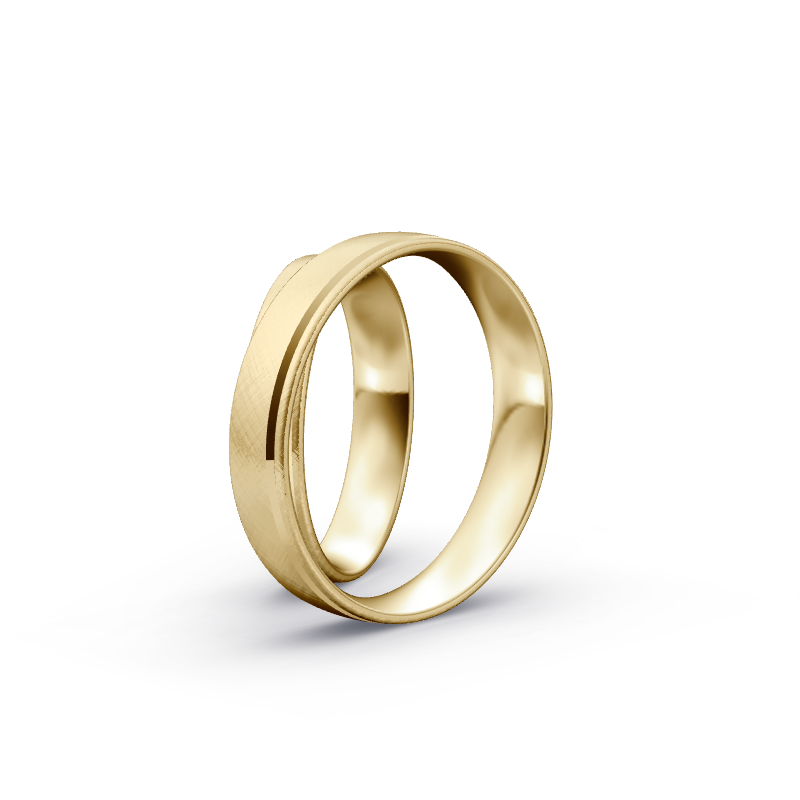 Miniaturbild: Trauringe TL3815 - Gelbgold (Kreuzmatt) | Eheringe aus Gold