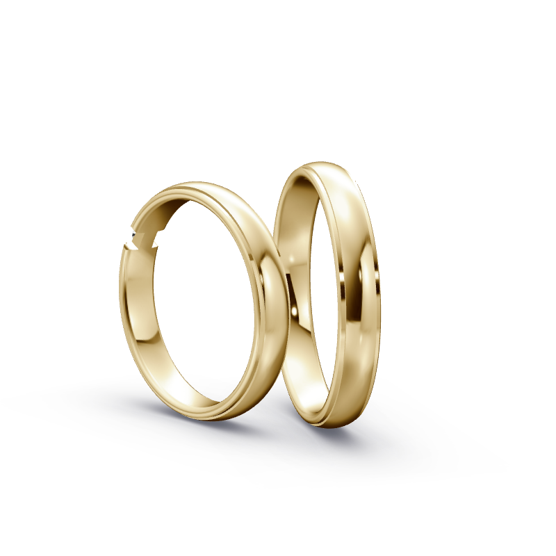 Miniaturbild: Trauringe TL6334 - Gelbgold (Poliert) | Eheringe aus Gold