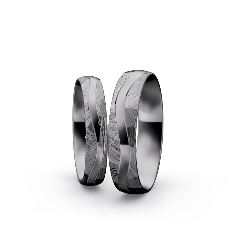 Miniaturbild: Trauringe TL1094 - Tantal (Poliert / Fels) | 999er Tantal Ring