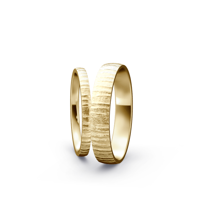 Miniaturbild: Trauringe TL3454 - Gelbgold (Relief) | Eheringe aus Gold