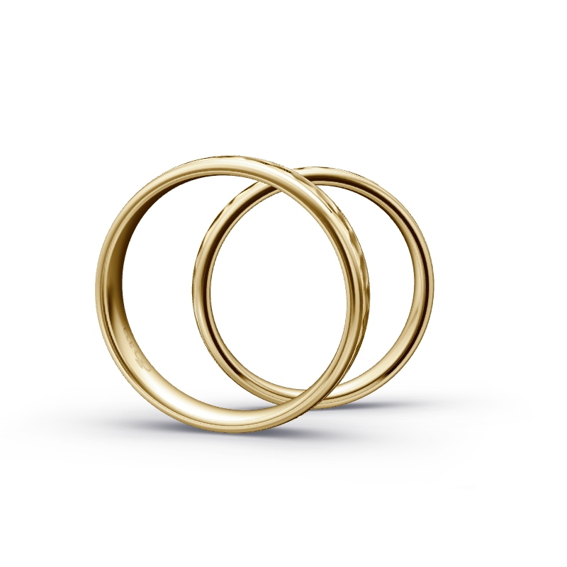 Miniaturbild: Trauringe TL3226 - Gelbgold (Kies / poliert) | Eheringe aus Gold