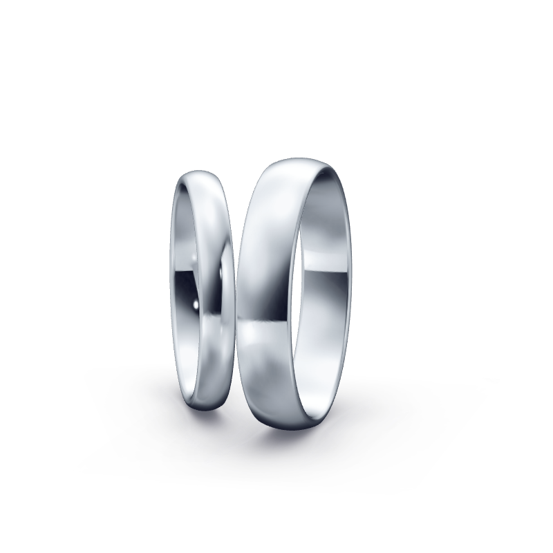 Miniaturbild: Trauringe TL7748 - Platin (Poliert) mit 11 Brillant