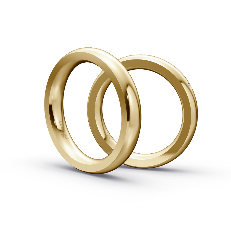 Miniaturbild: Trauringe TL8747 - Gelbgold (Poliert) | Eheringe aus Gold