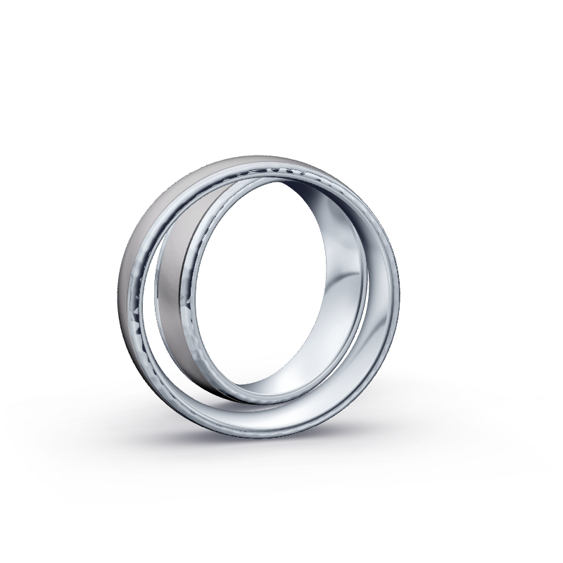 Miniaturbild: Trauringe TL4918 - Tantal/Platin