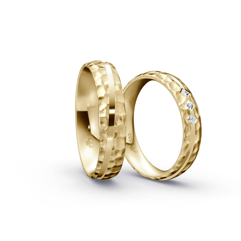 Miniaturbild: Trauringe TL5960 - Gelbgold (Kies / poliert) | Eheringe aus Gold