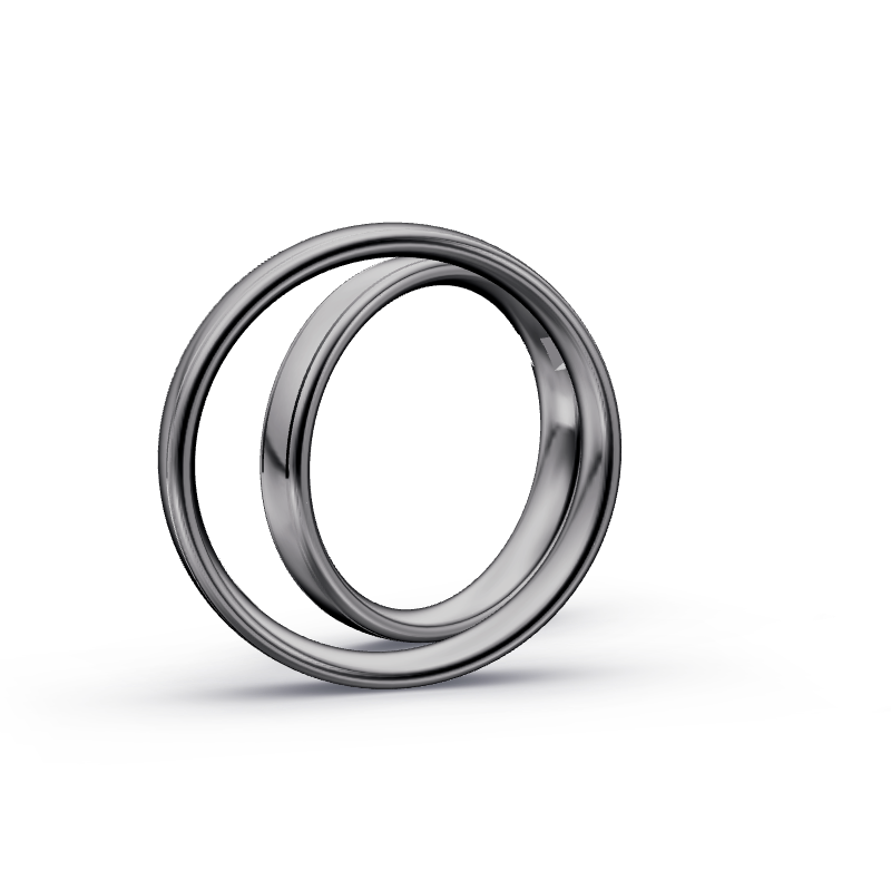 Miniaturbild: Trauringe TL9987 - Tantal (Poliert) | 999er Tantal Ring