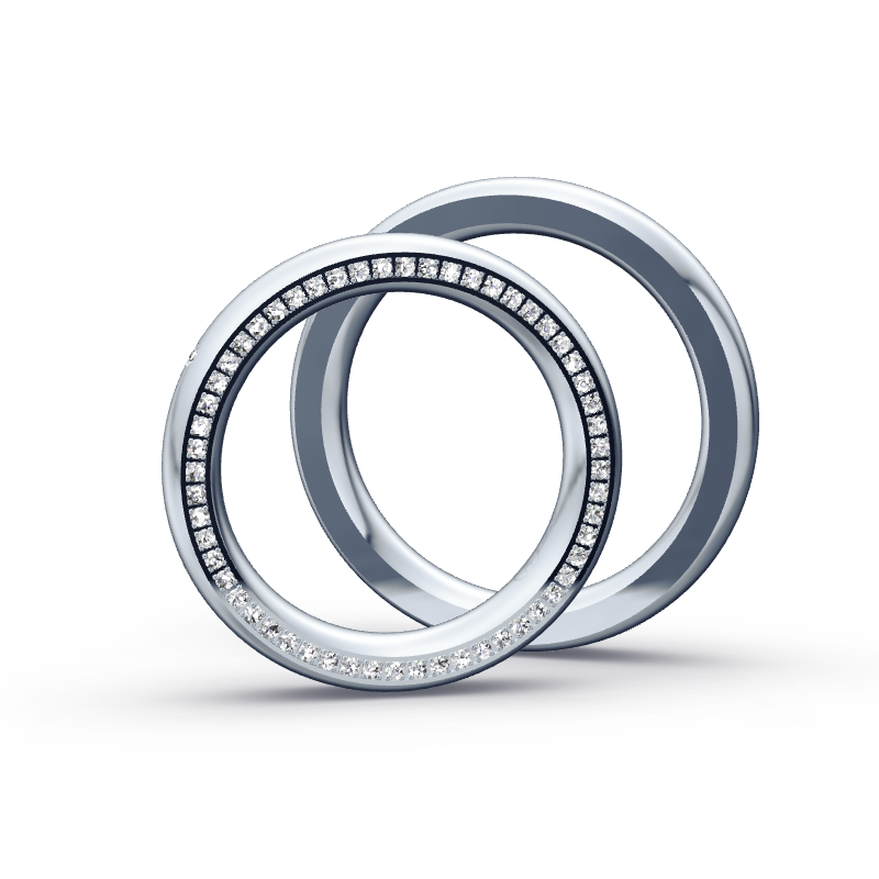 Miniaturbild: Trauringe TL8747 - Palladium