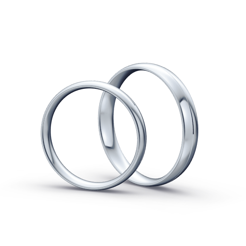 Miniaturbild: Trauringe TL9709 - Palladium