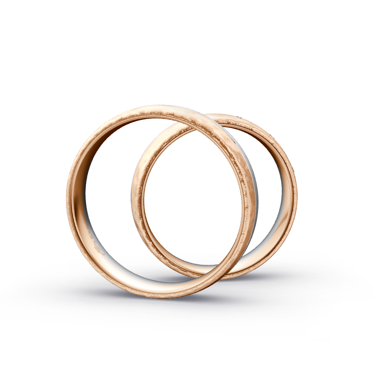 Miniaturbild: Trauringe TL3236 - Rotgold/Weißgold