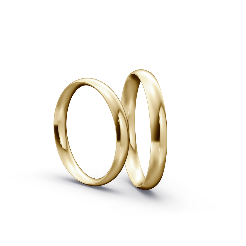 Miniaturbild: Trauringe TL9989 - Gelbgold (Poliert) | Eheringe aus Gold