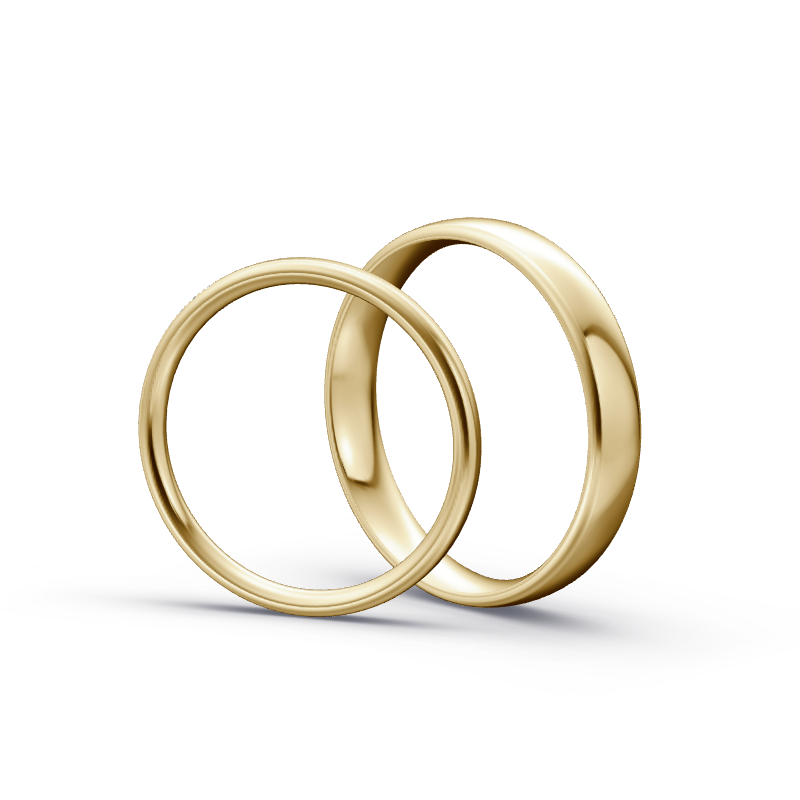 Miniaturbild: Trauringe TL2688 - Gelbgold (Poliert) | Eheringe aus Gold
