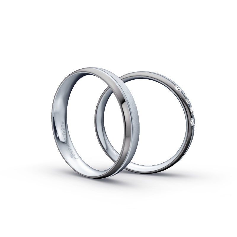 Miniaturbild: Trauringe TL1270 - Tantal/Platin