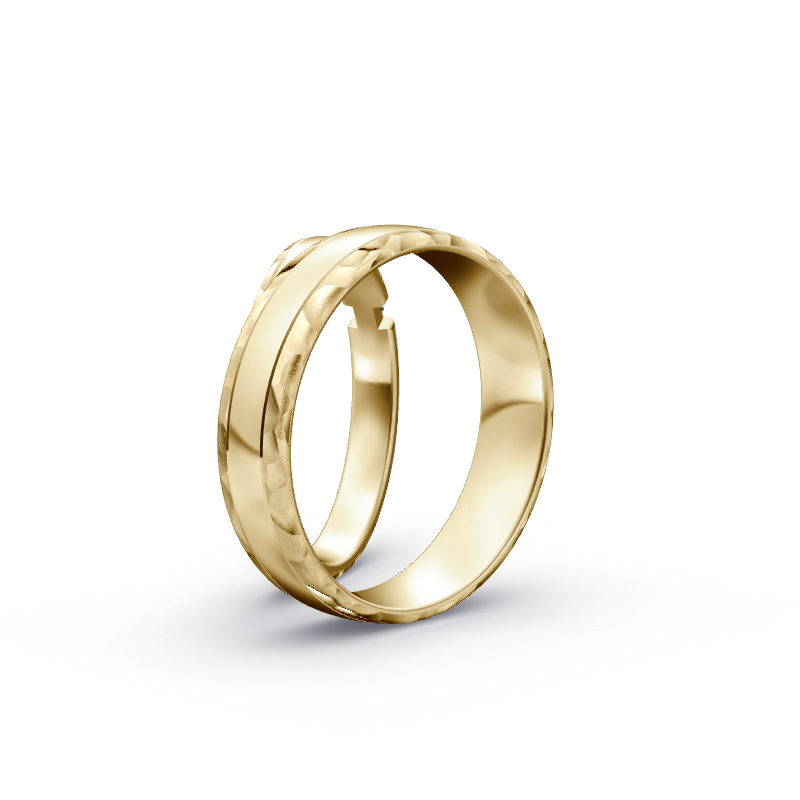 Miniaturbild: Trauringe TL8333 - Gelbgold (Koralle / poliert) | Eheringe aus Gold