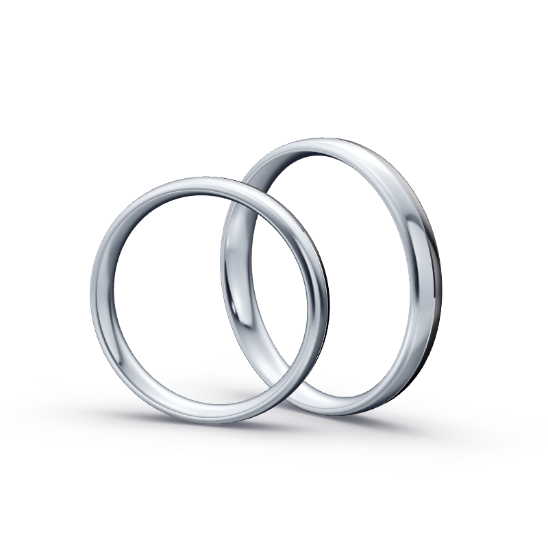 Miniaturbild: Trauringe TL2702 - Tantal/Platin