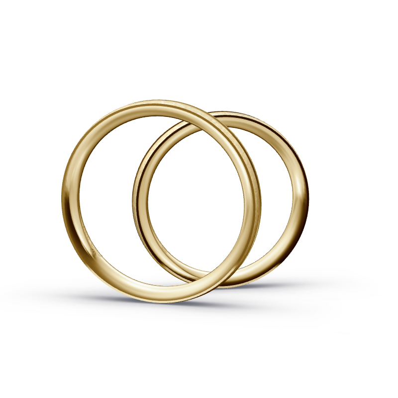 Miniaturbild: Trauringe TL4832 - Gelbgold (Eismatt) | Eheringe aus Gold