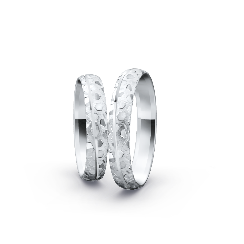 Miniaturbild: Ringpaar TL4096 - Silber